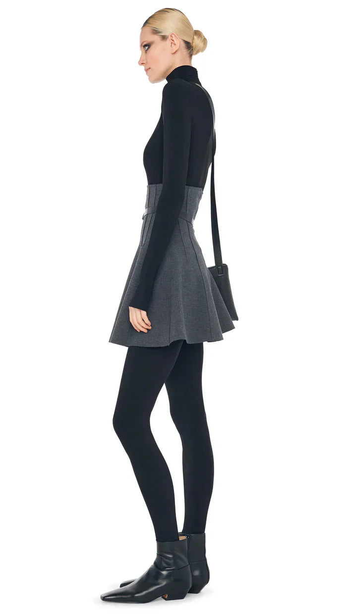 Grace Mini Skirt - Dark Heather Grey