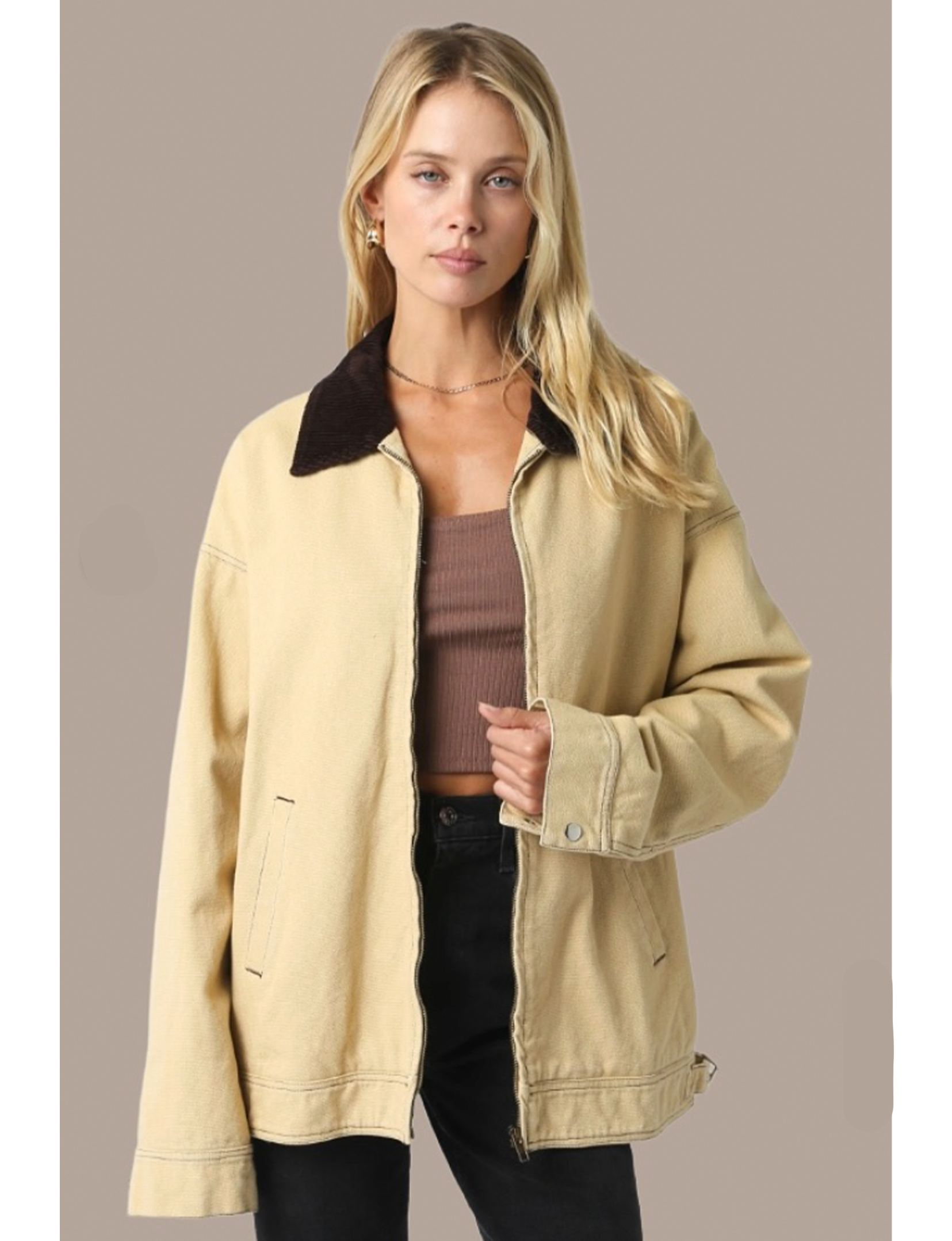 Elliott Barn Jacket, Taupe