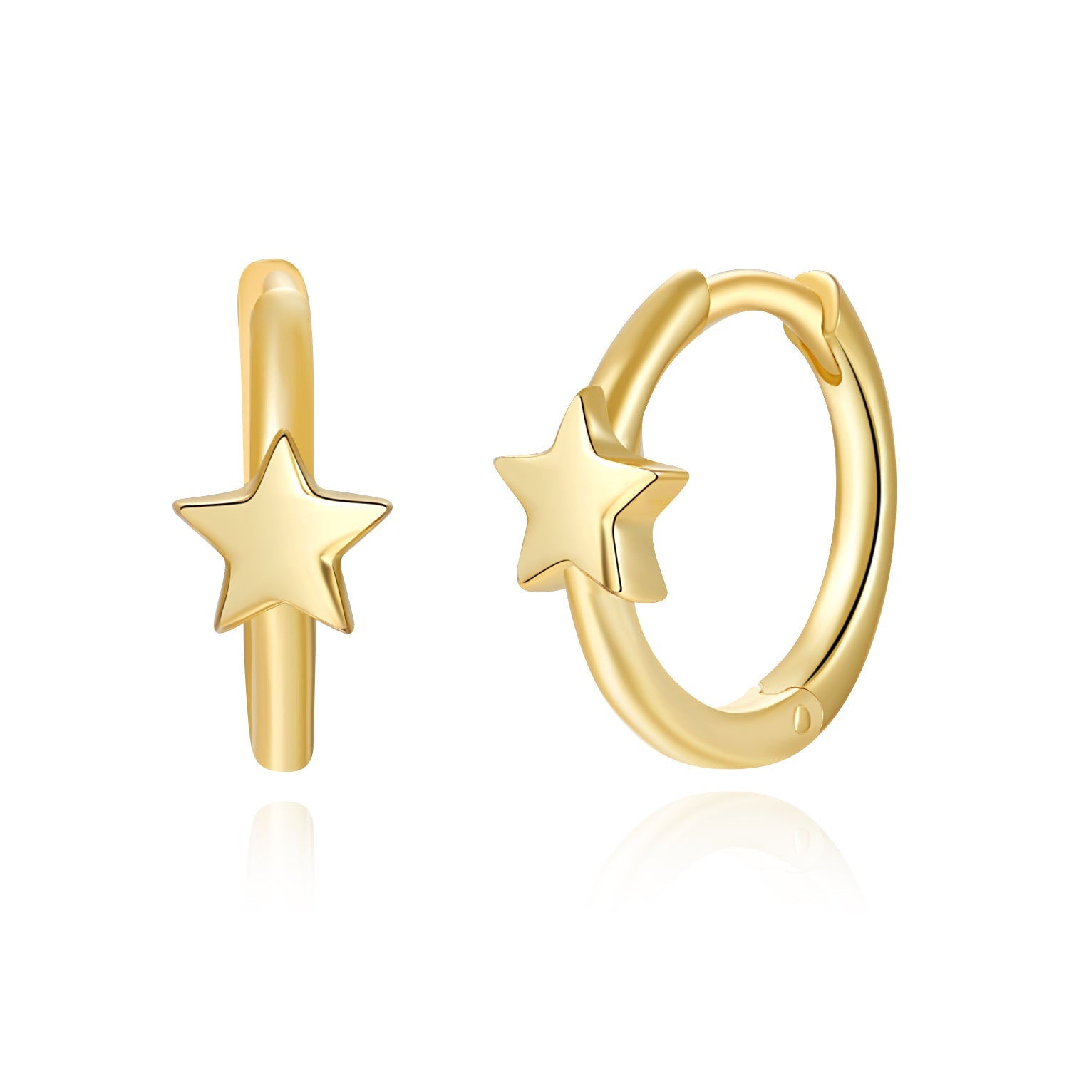 Star Huggie Earring