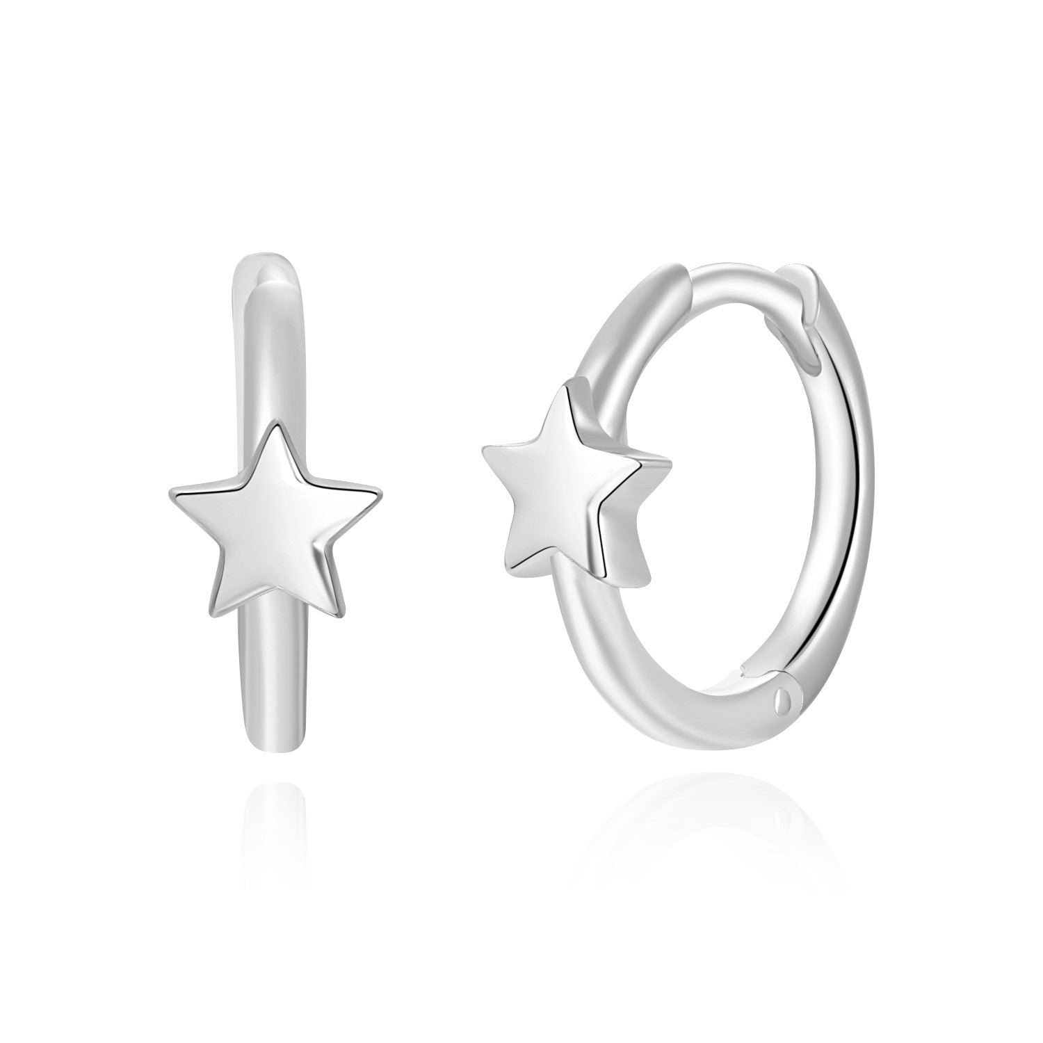 Star Huggie Earring