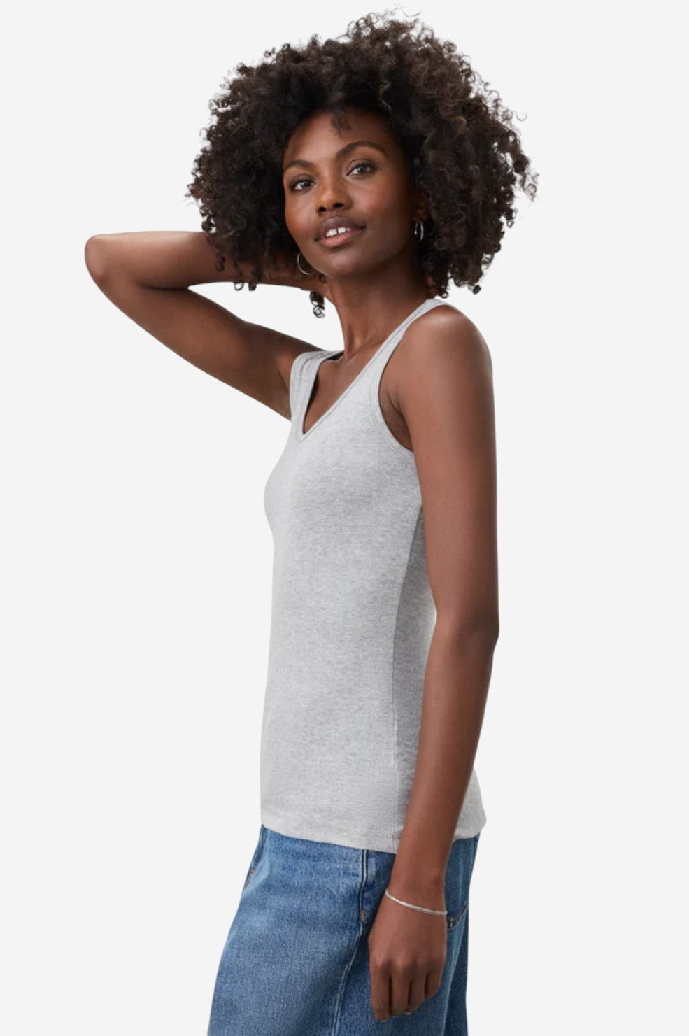 The Classic Tank - Heather Grey