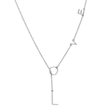 Interlocking Love Silver Necklace