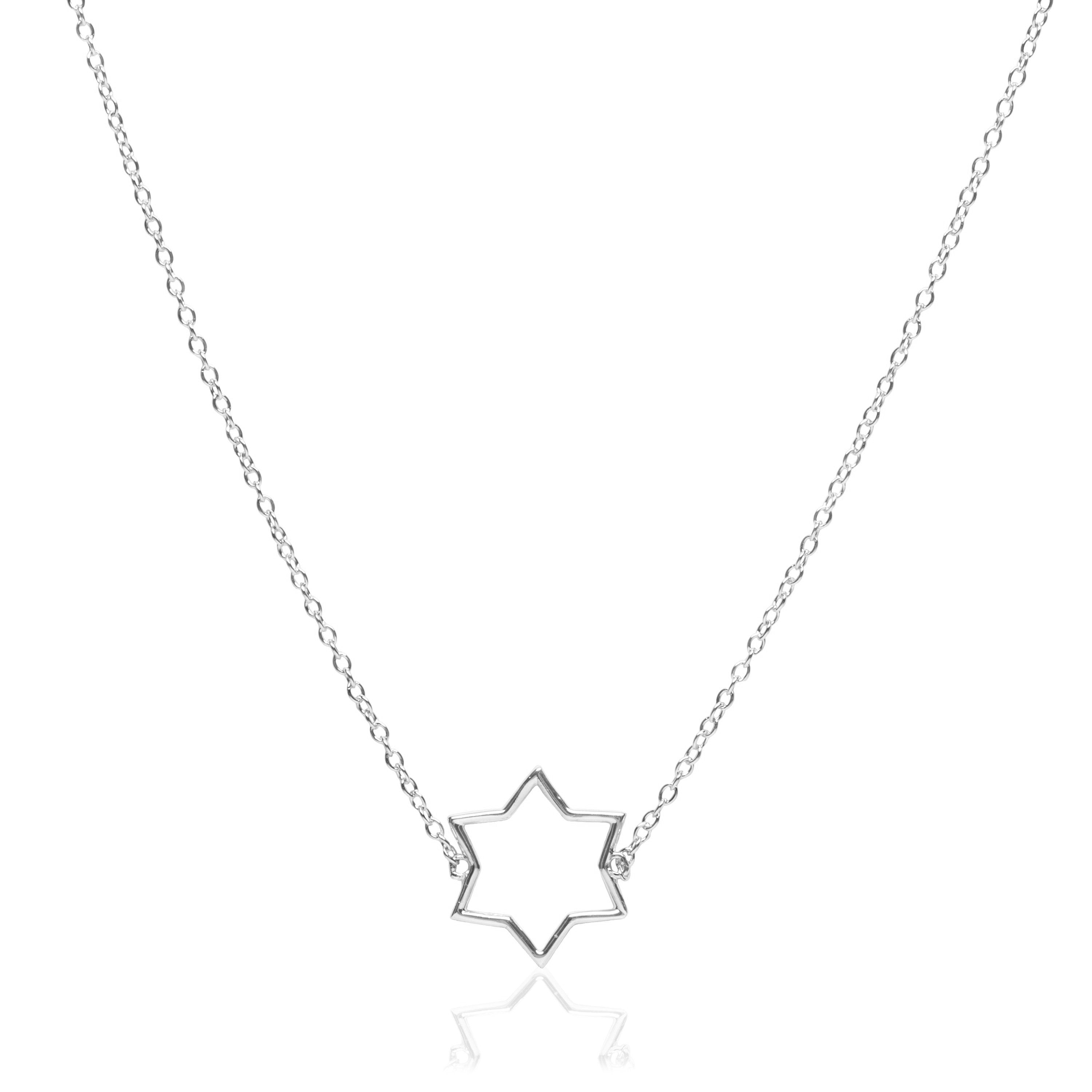 Single Star Silver Necklace