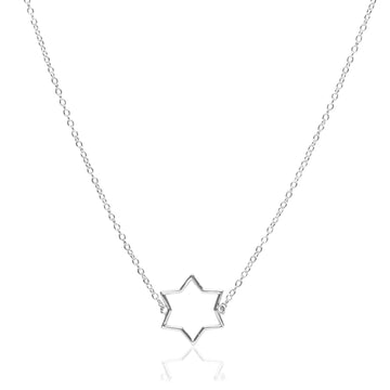 Single Star Silver Necklace