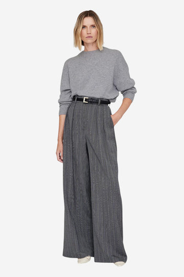 Lee Crew Sweater - Medium Heather Grey