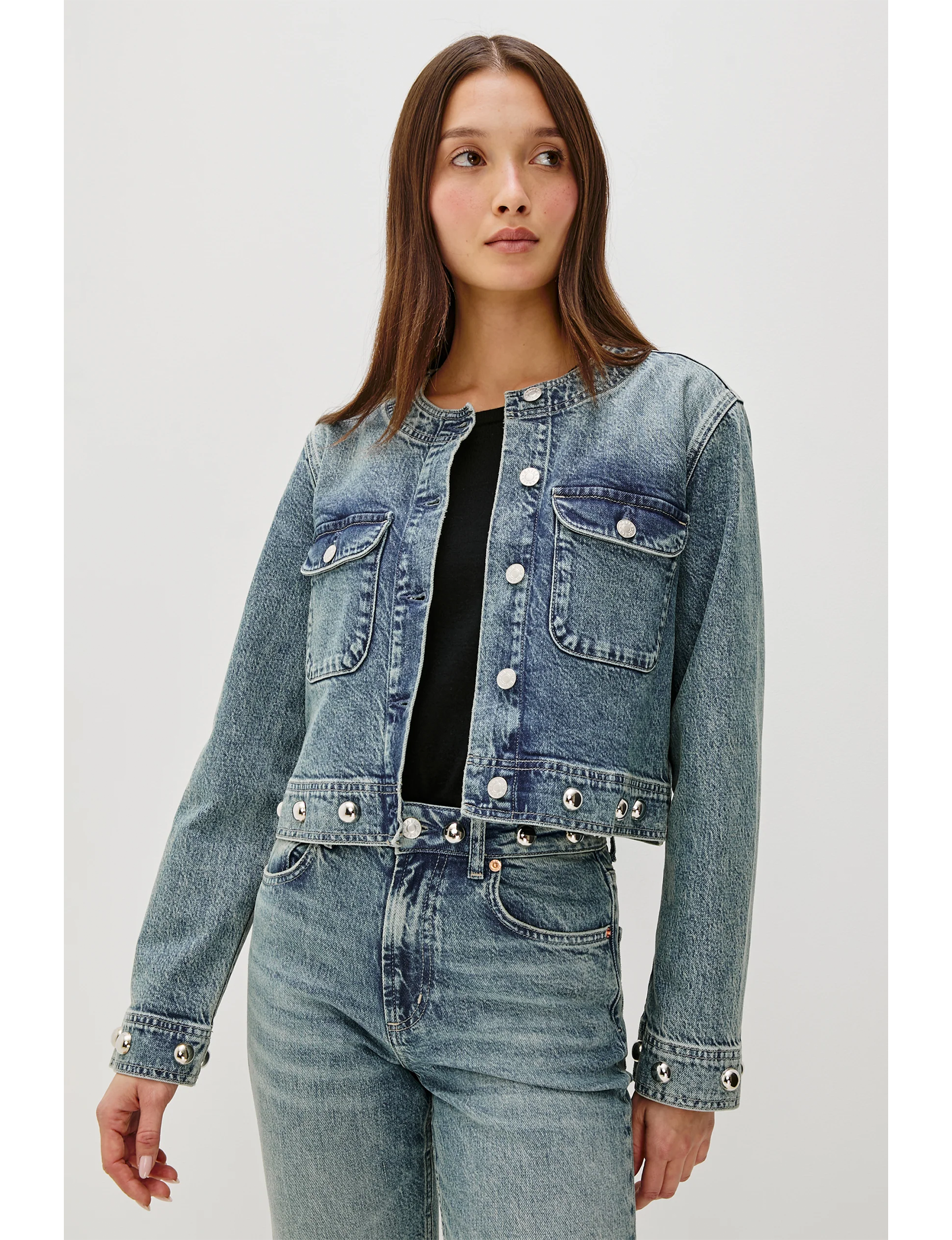 Capistrano Studded Jacket, Desert Sky