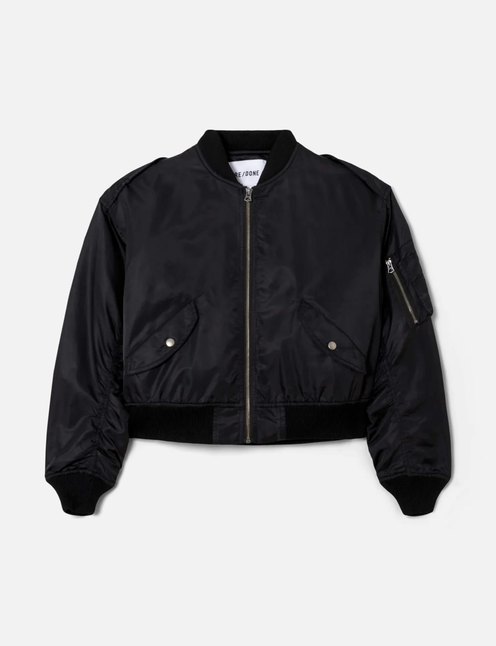 Classic Bomber Jacket, Black