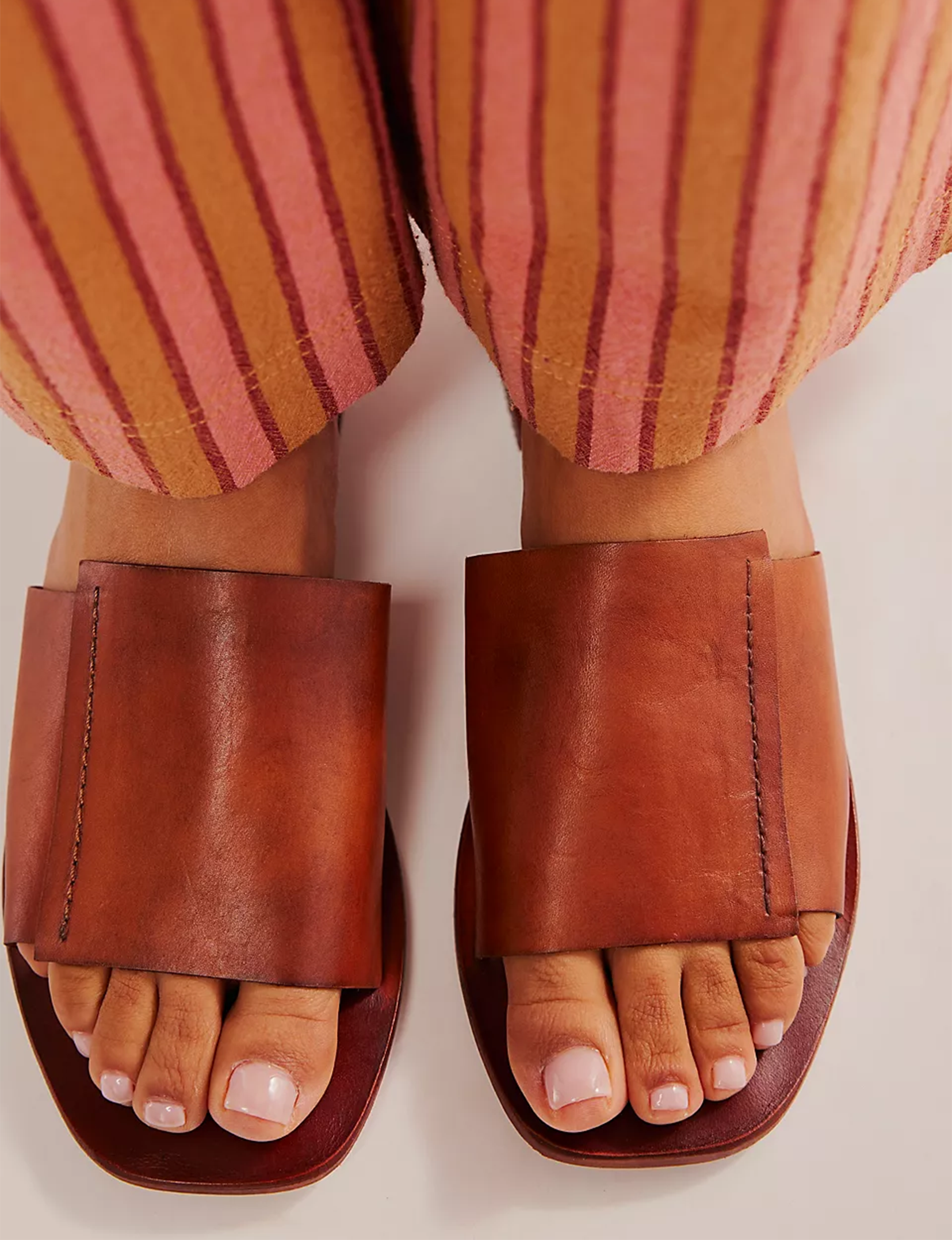 Verona Slide Sandal, Tan