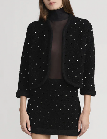 Embellished Jacket, Black