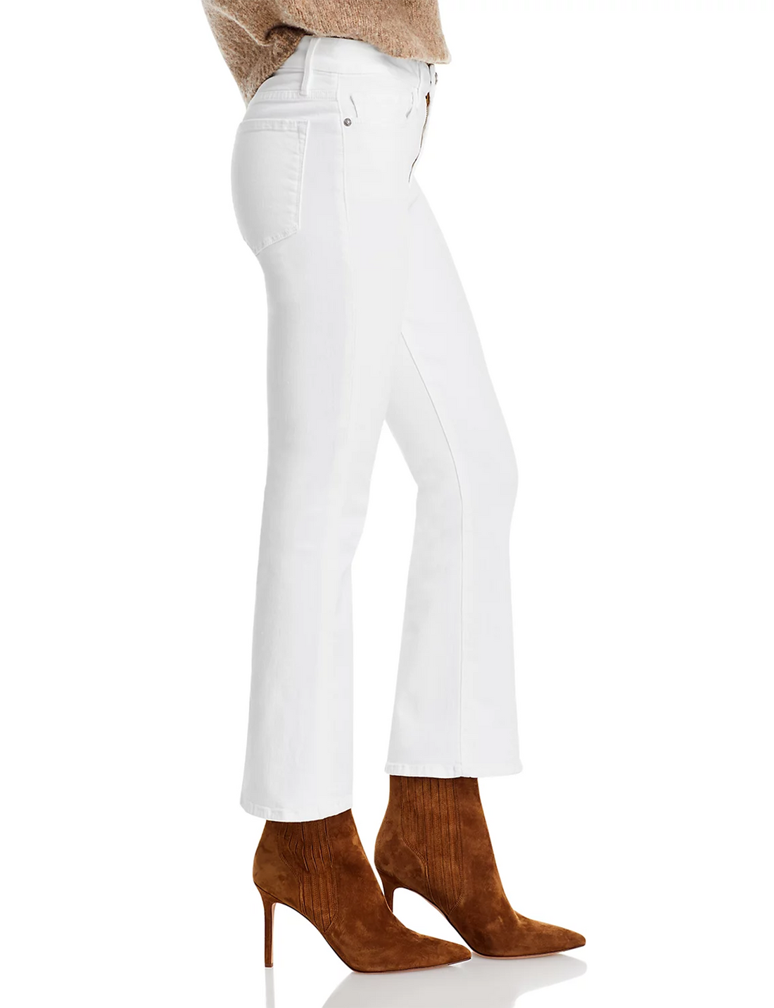 Le Crop Mini Boot, Blanc