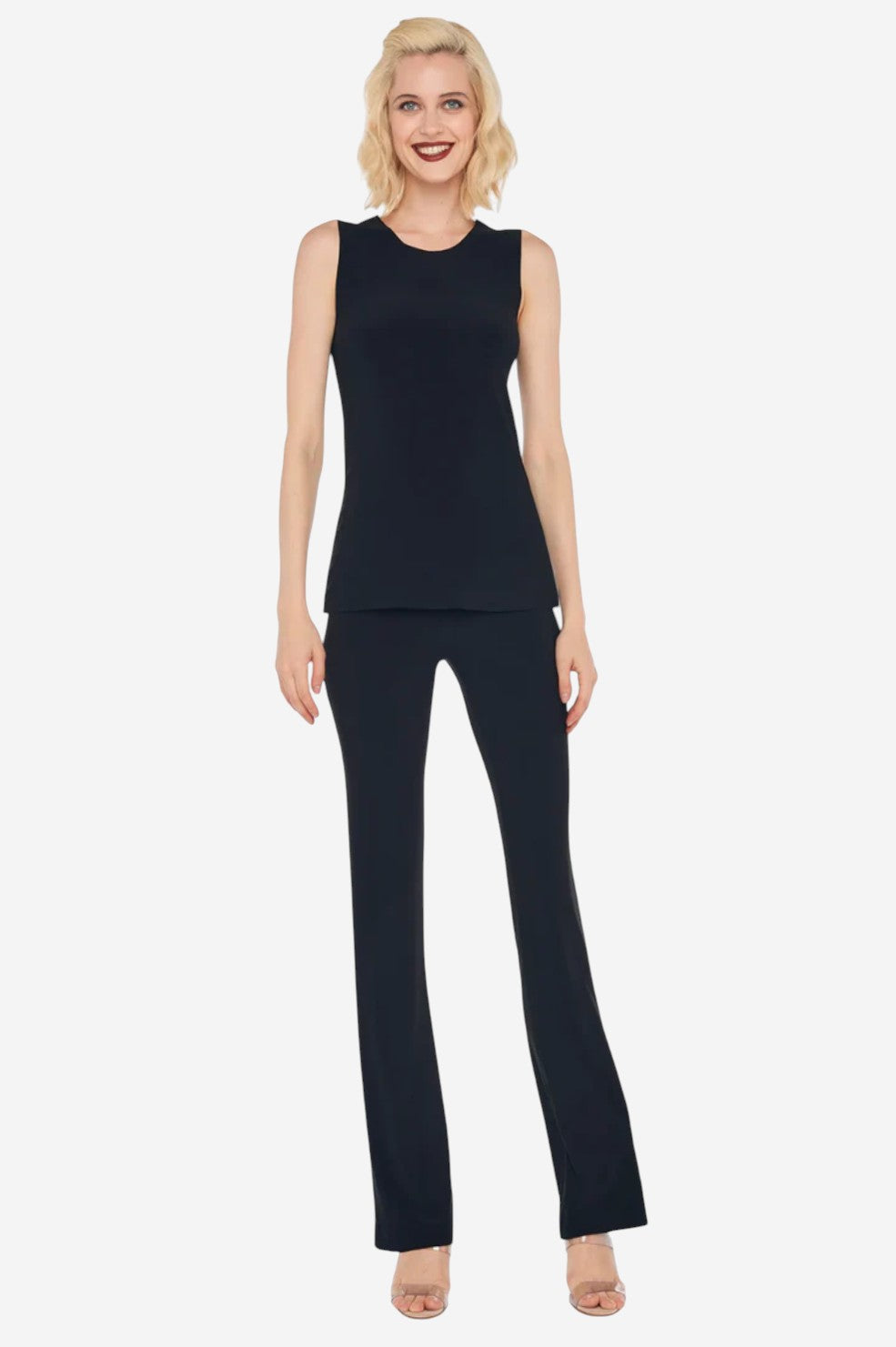 Sleeveless Swing Top - Black