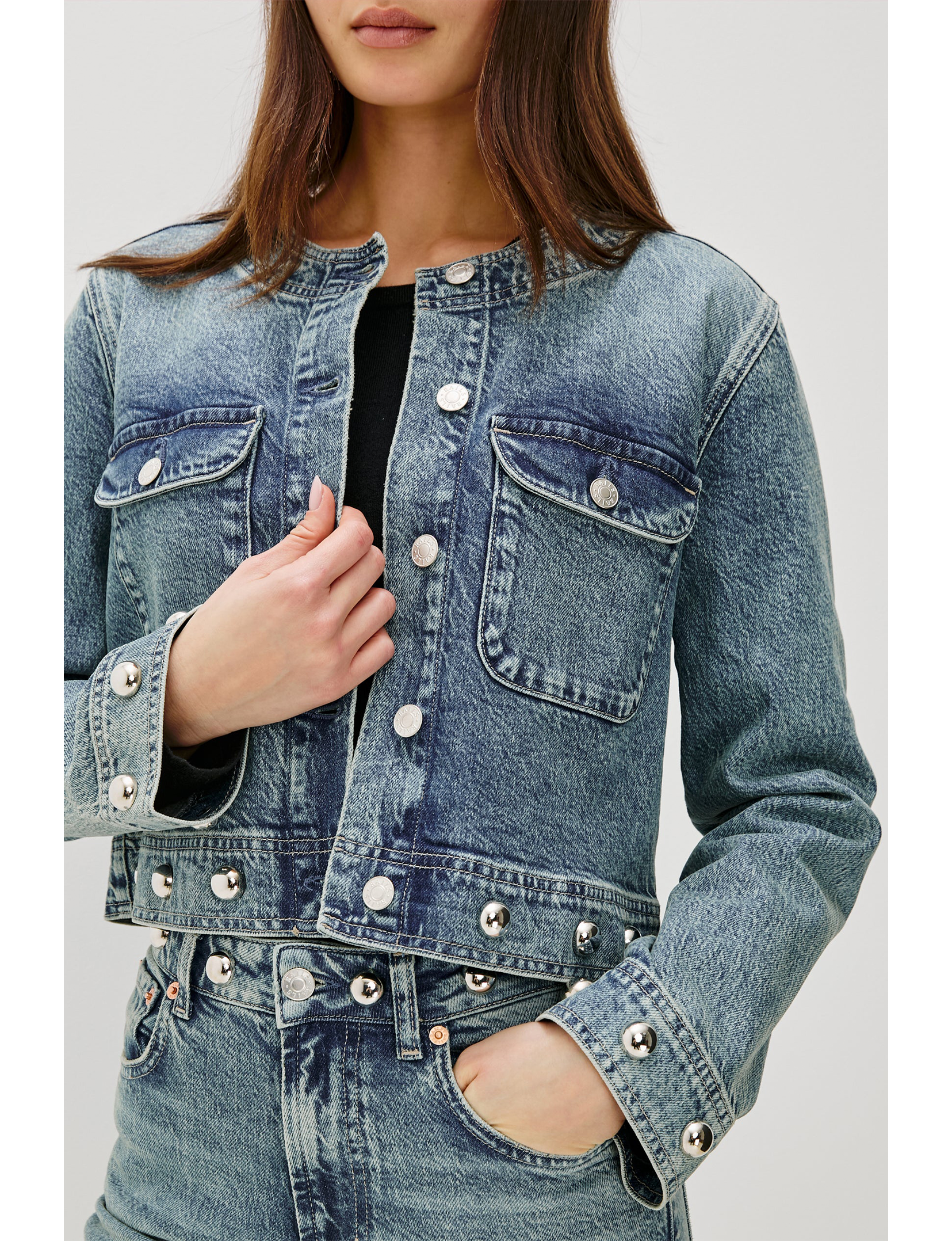 Capistrano Studded Jacket, Desert Sky