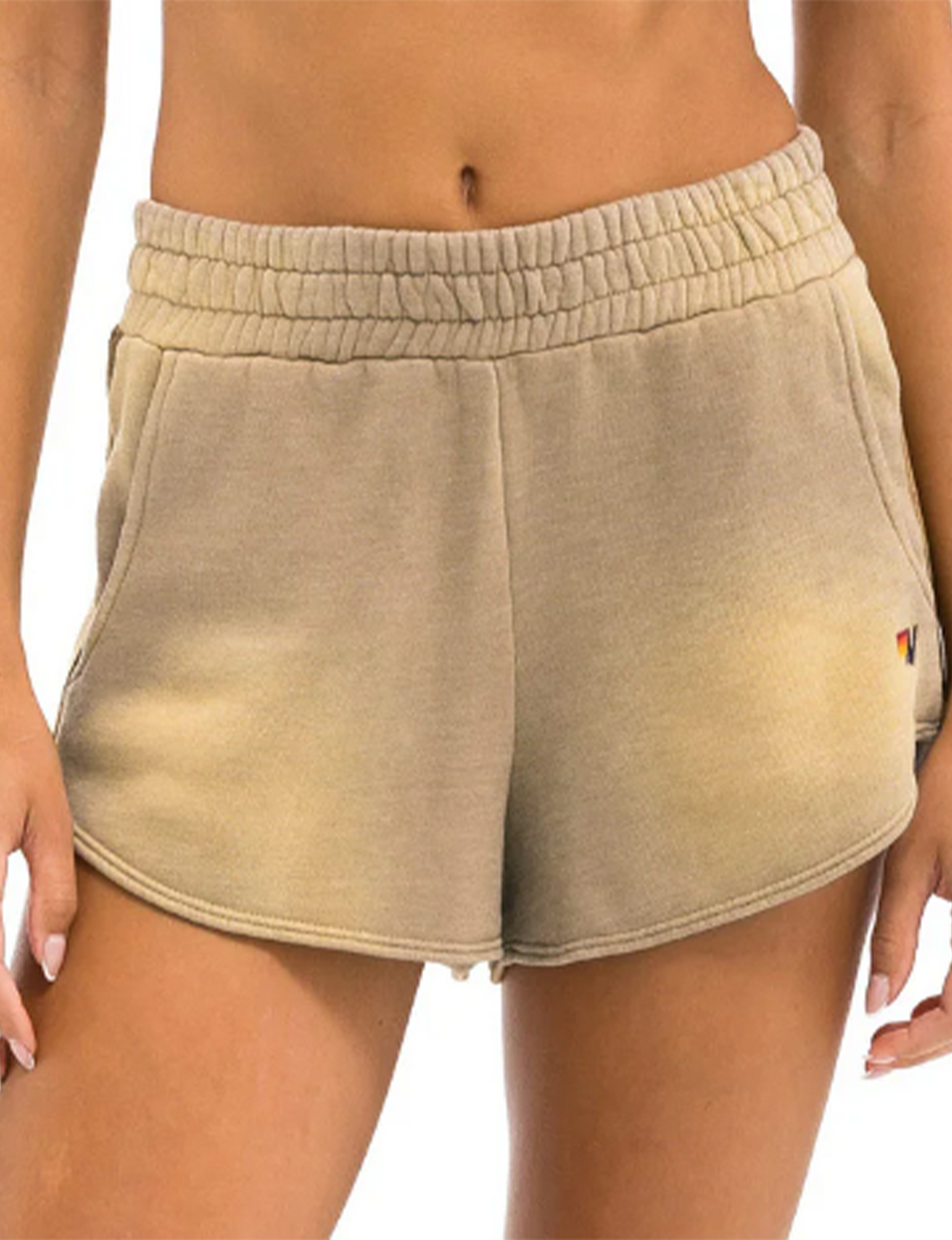 5 Stripe Pocket Club Short, Faded Tan