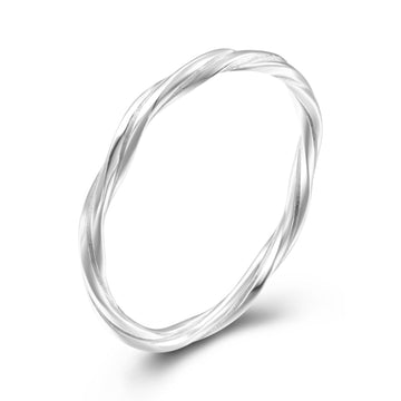 Braided Silver Ring
