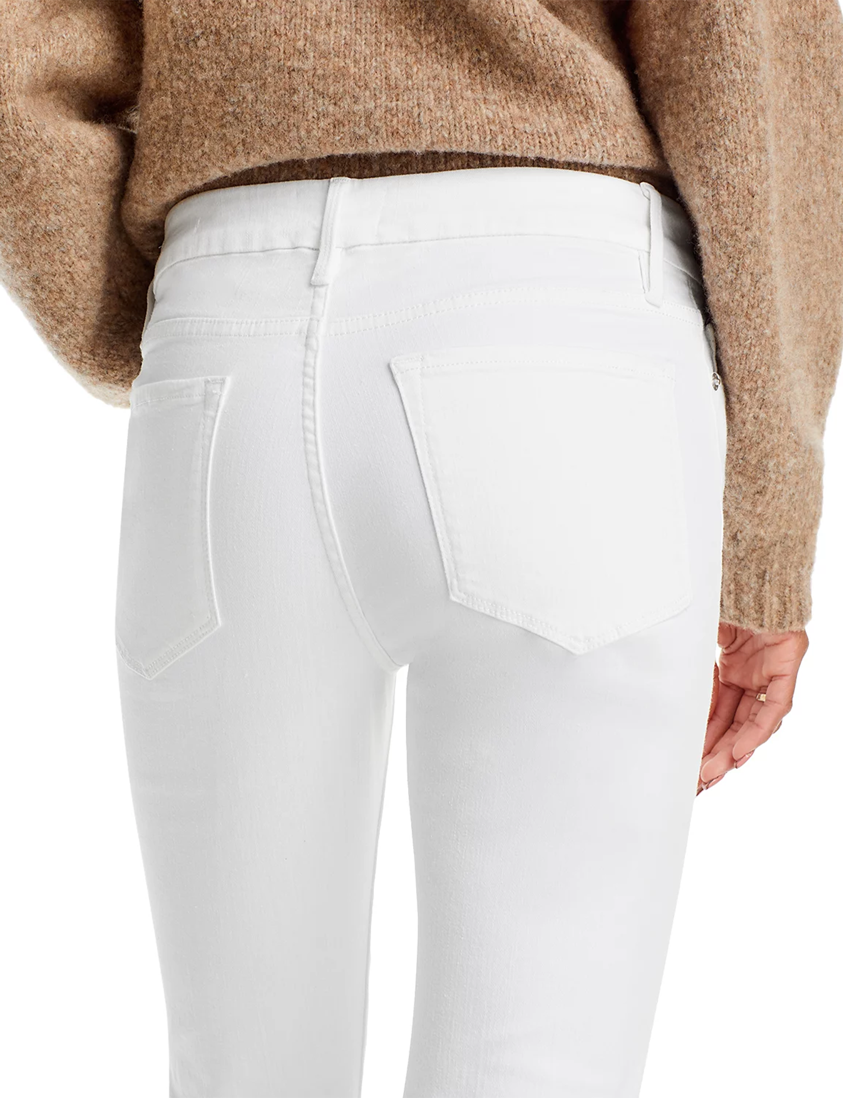 Le Crop Mini Boot, Blanc
