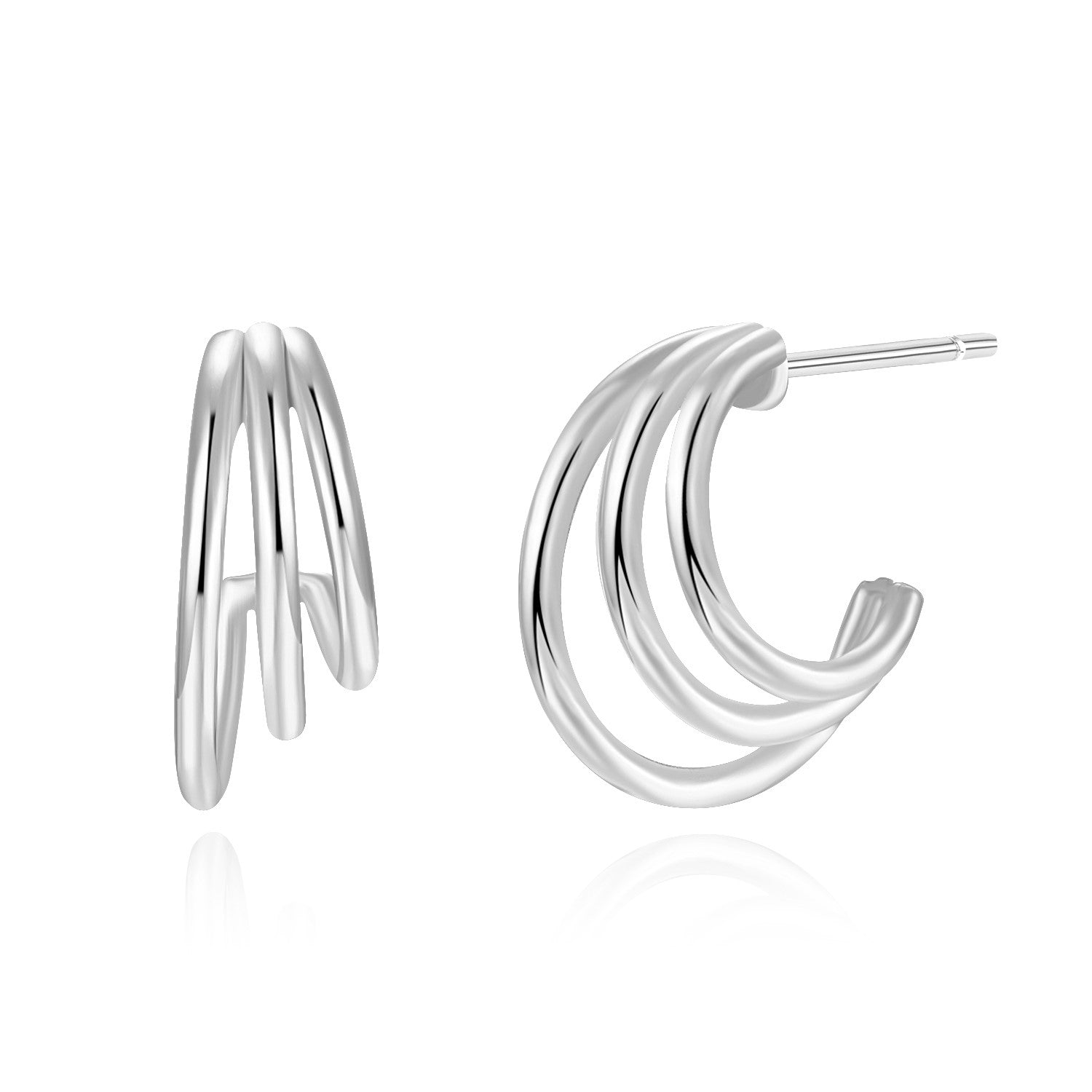 Bellaboho 18K Vermeil Solid Claw Stud Earring