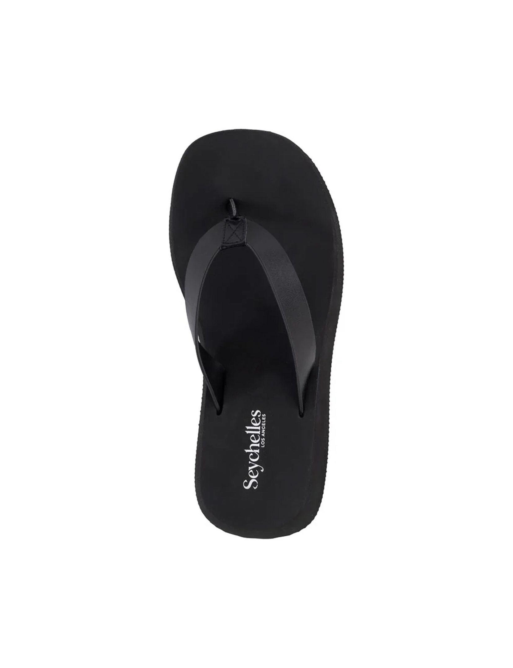 Skyscraper Sandal, Black Leather