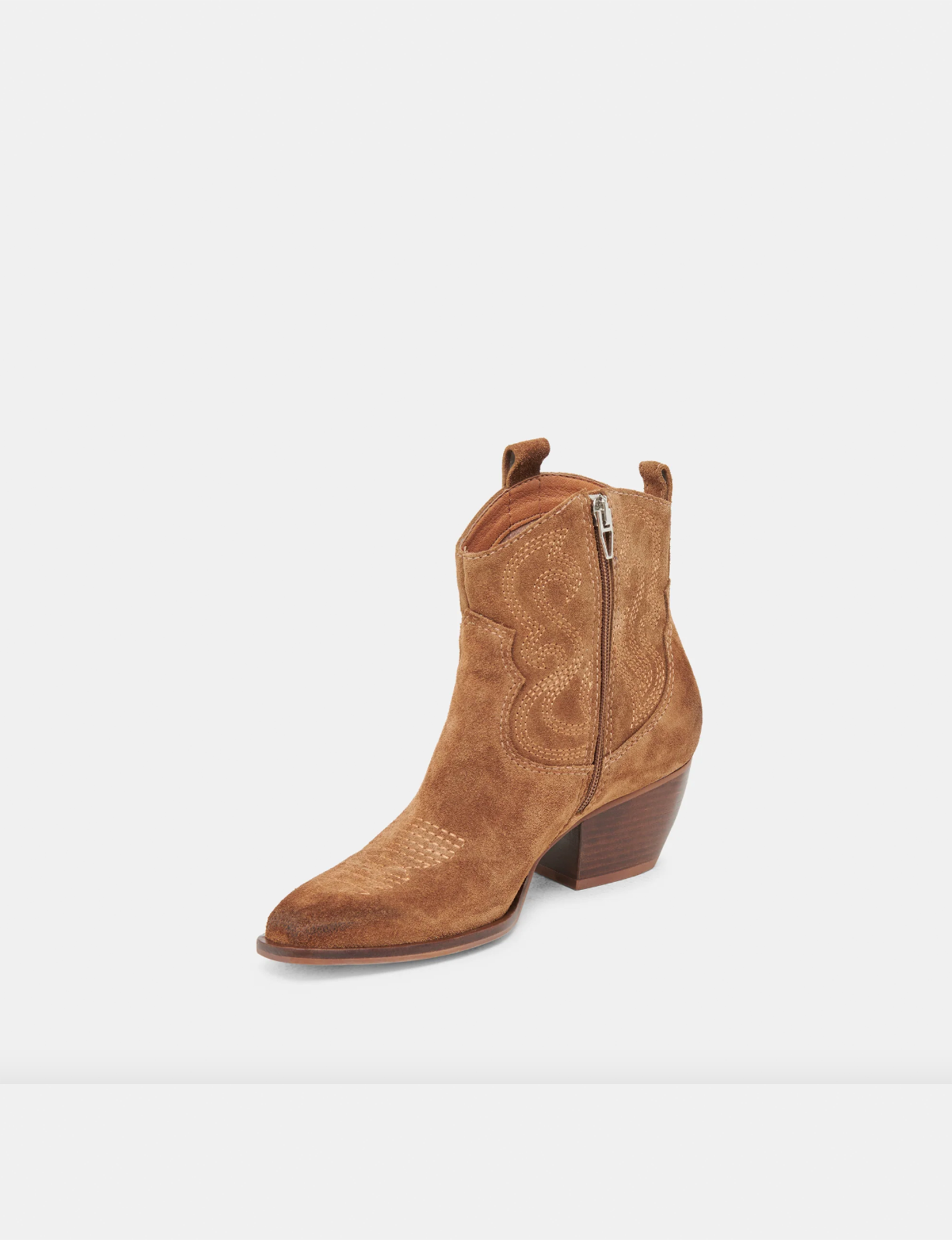 Shania Boot, Brown Suede