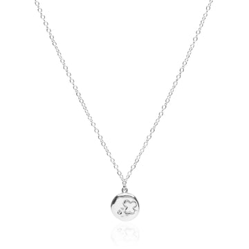 Lucky Coin Silver Necklace