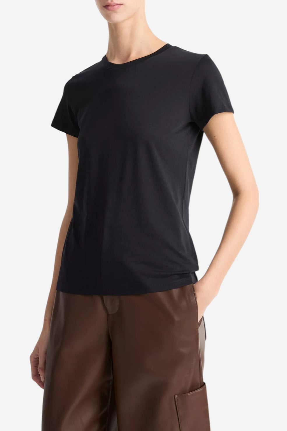 Essential Pima Cotton Crew Neck T-Shirt - Coastal Blue