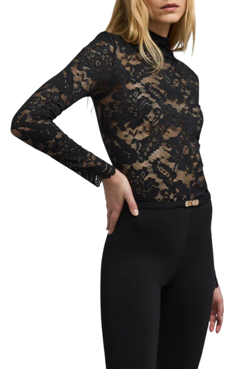 Tyla Lace Top - Black