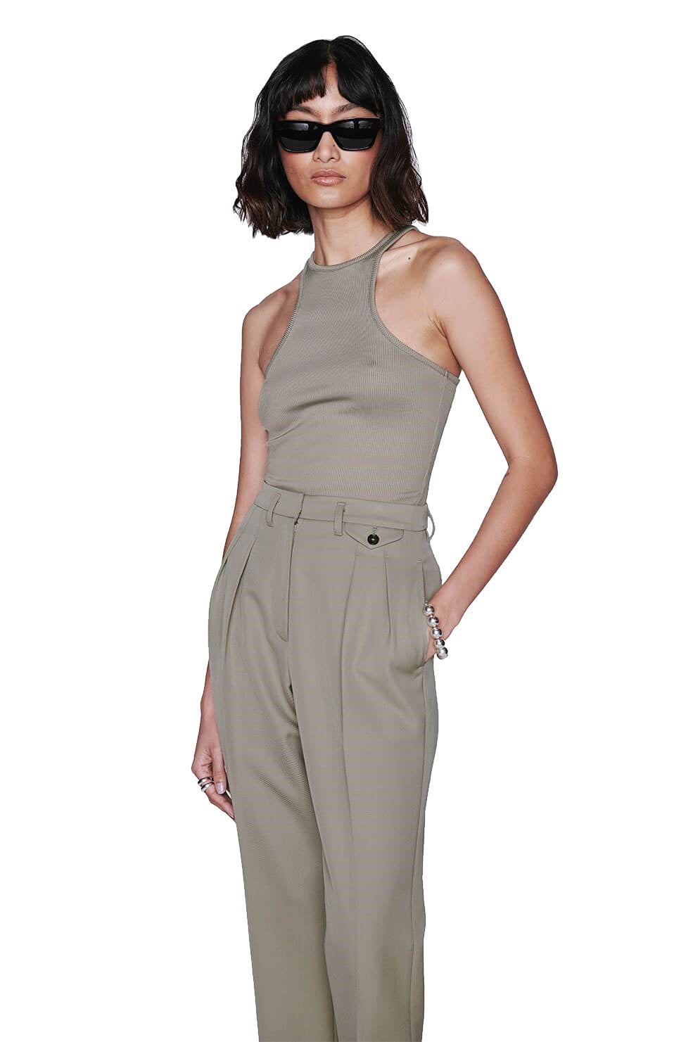 Morgan Tank - Green Khaki