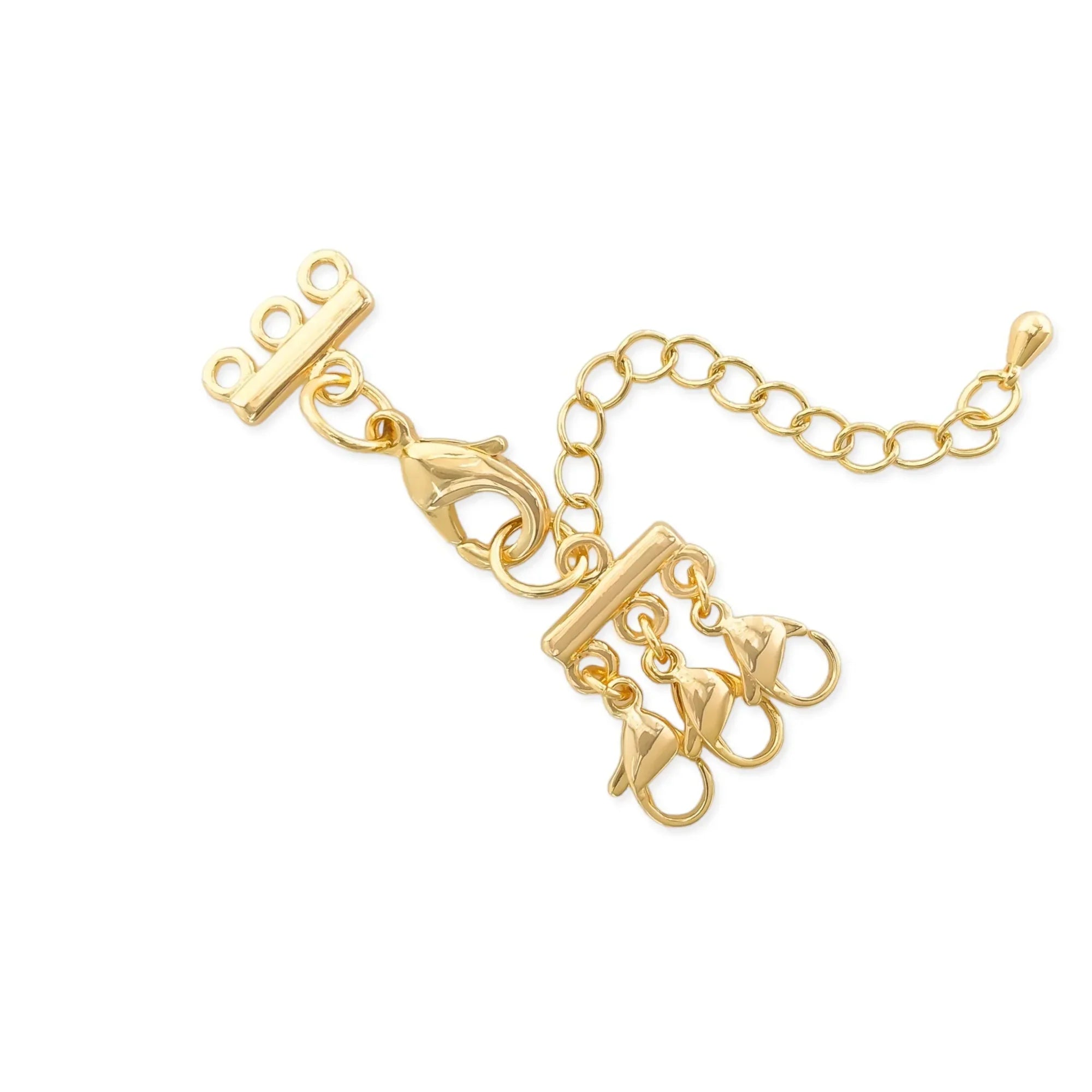 Extension for Stacking Necklaces 18k Triple Gold Plated