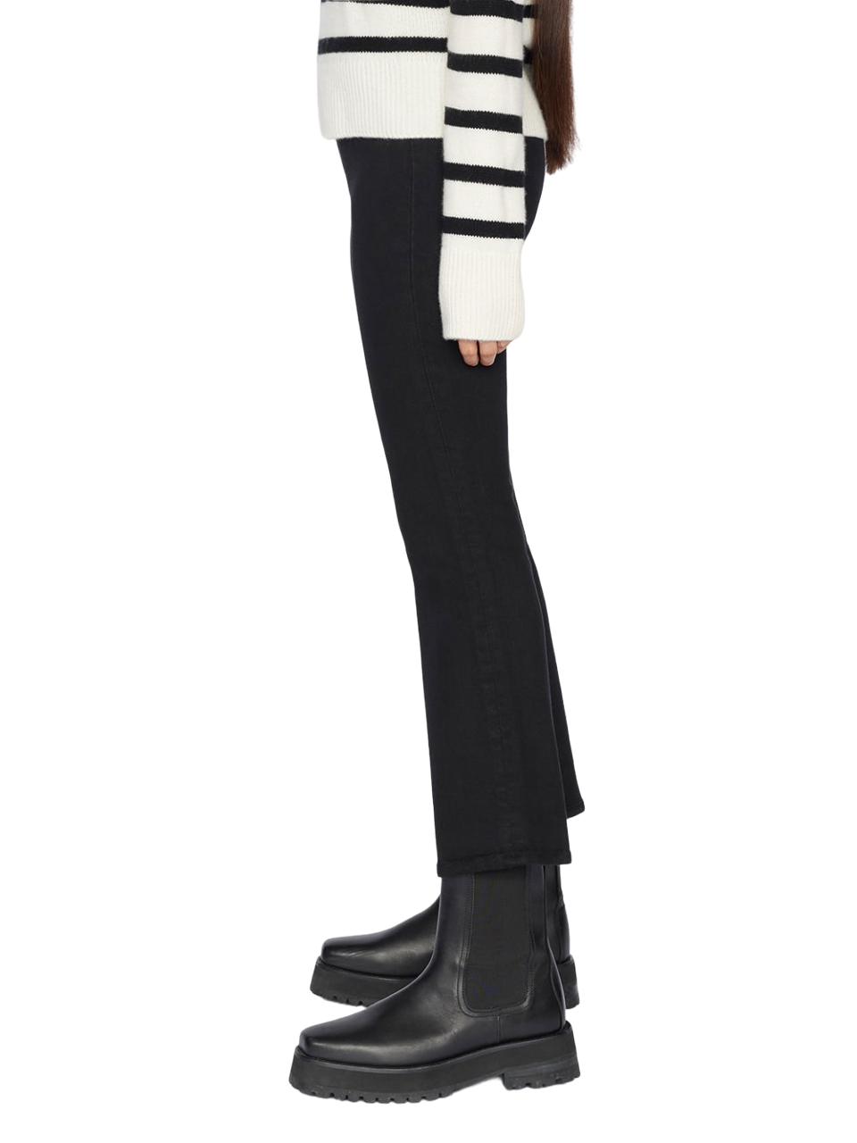 Jetset Crop Mini Boot - Sheen Noir