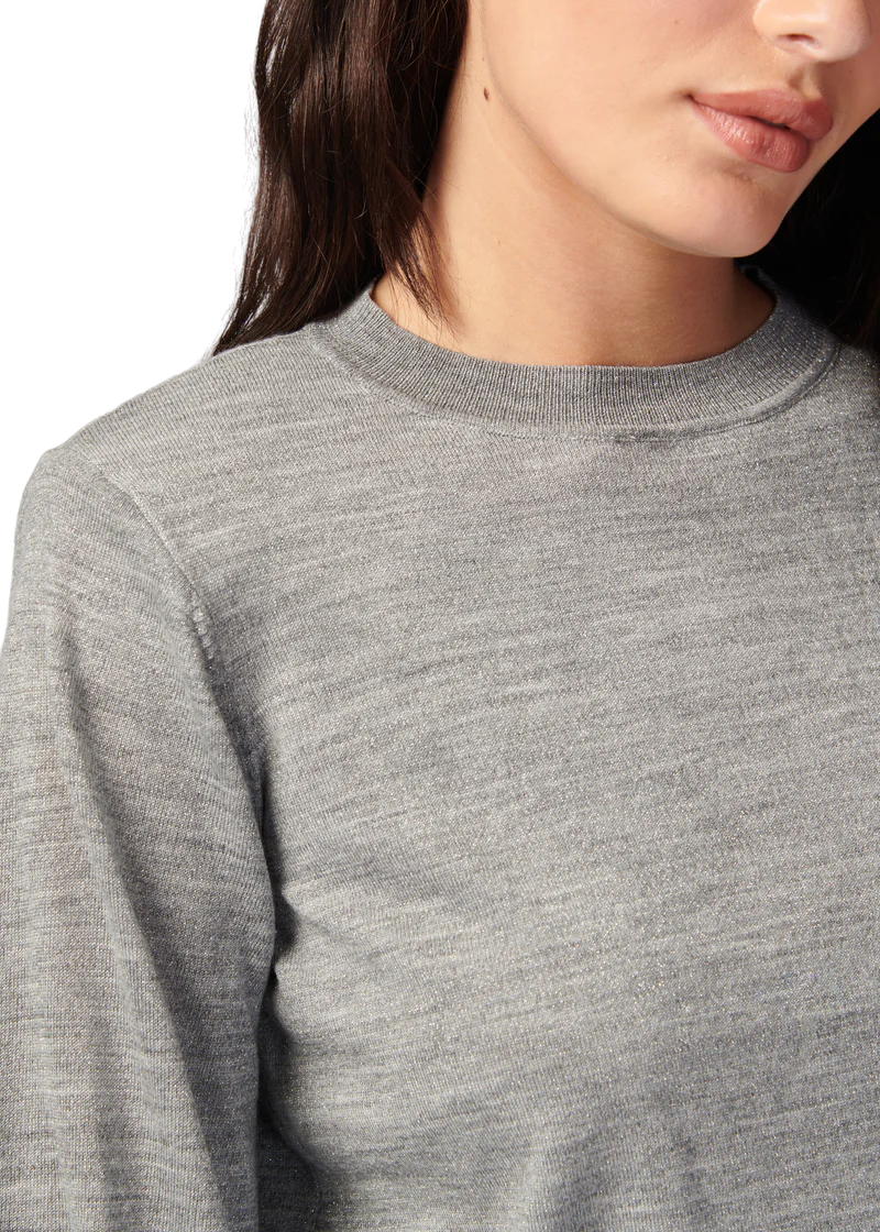 Gama Sweater - Silver Metallic