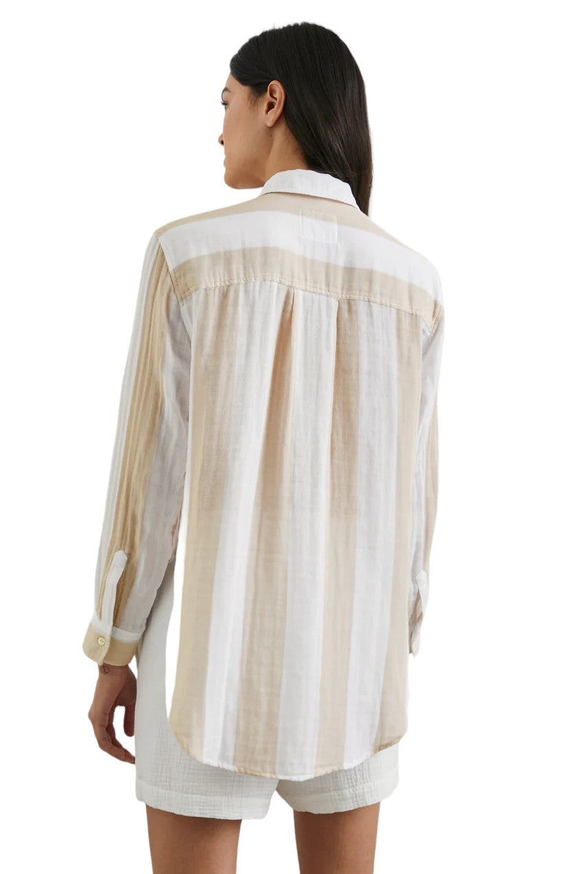 Jaylin Shirt - Flax Stripe