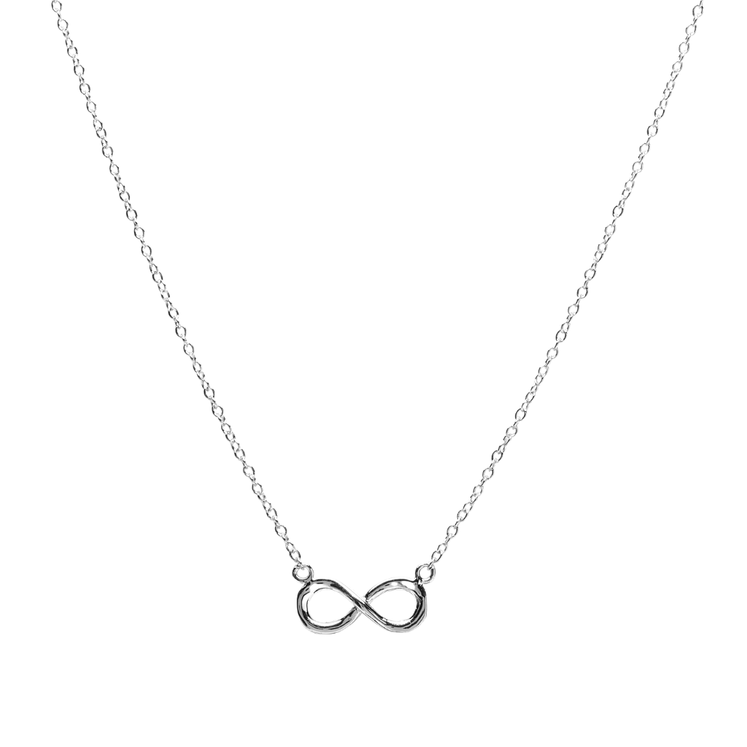 To Infinity and Beyond Silver Necklace