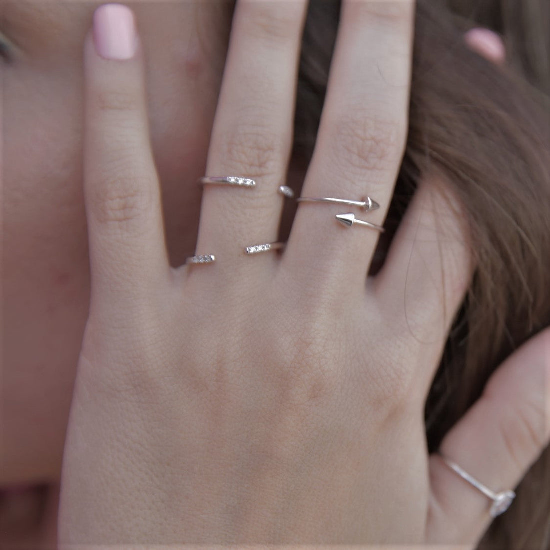 Cupid's Arrow Silver Ring