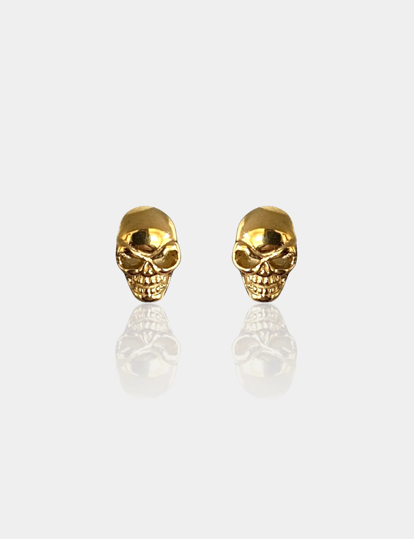 Hyde Skull Studs, Gold