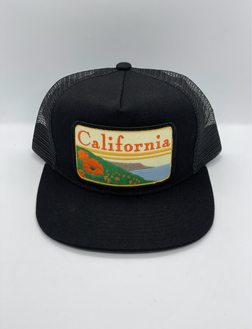 Local Hats Trucker Hat, California (Poppy)