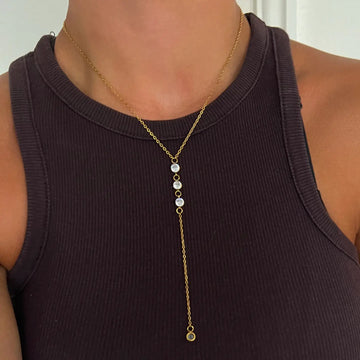 Bentley Y Drop Necklace