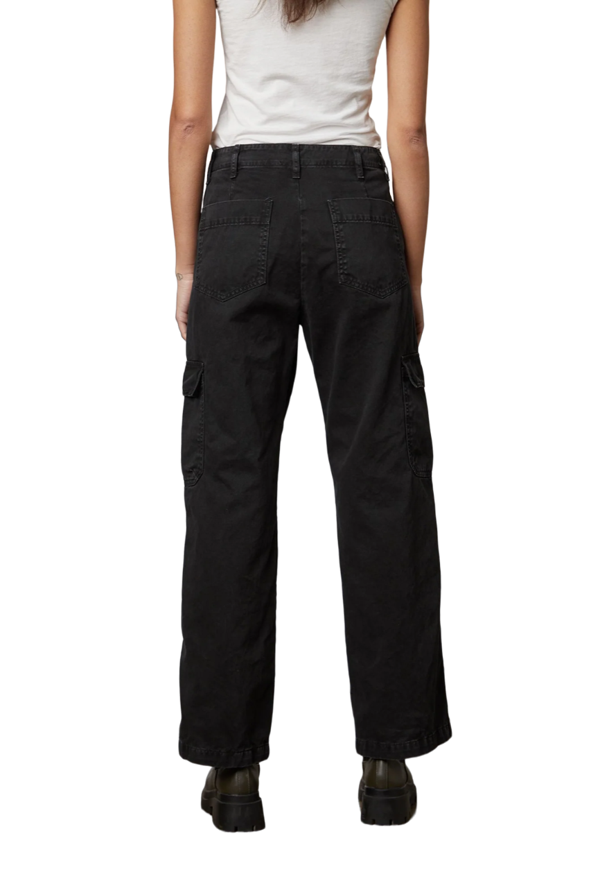 Makayla Twill Pant - Black