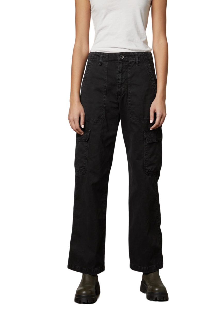Makayla Twill Pant - Black